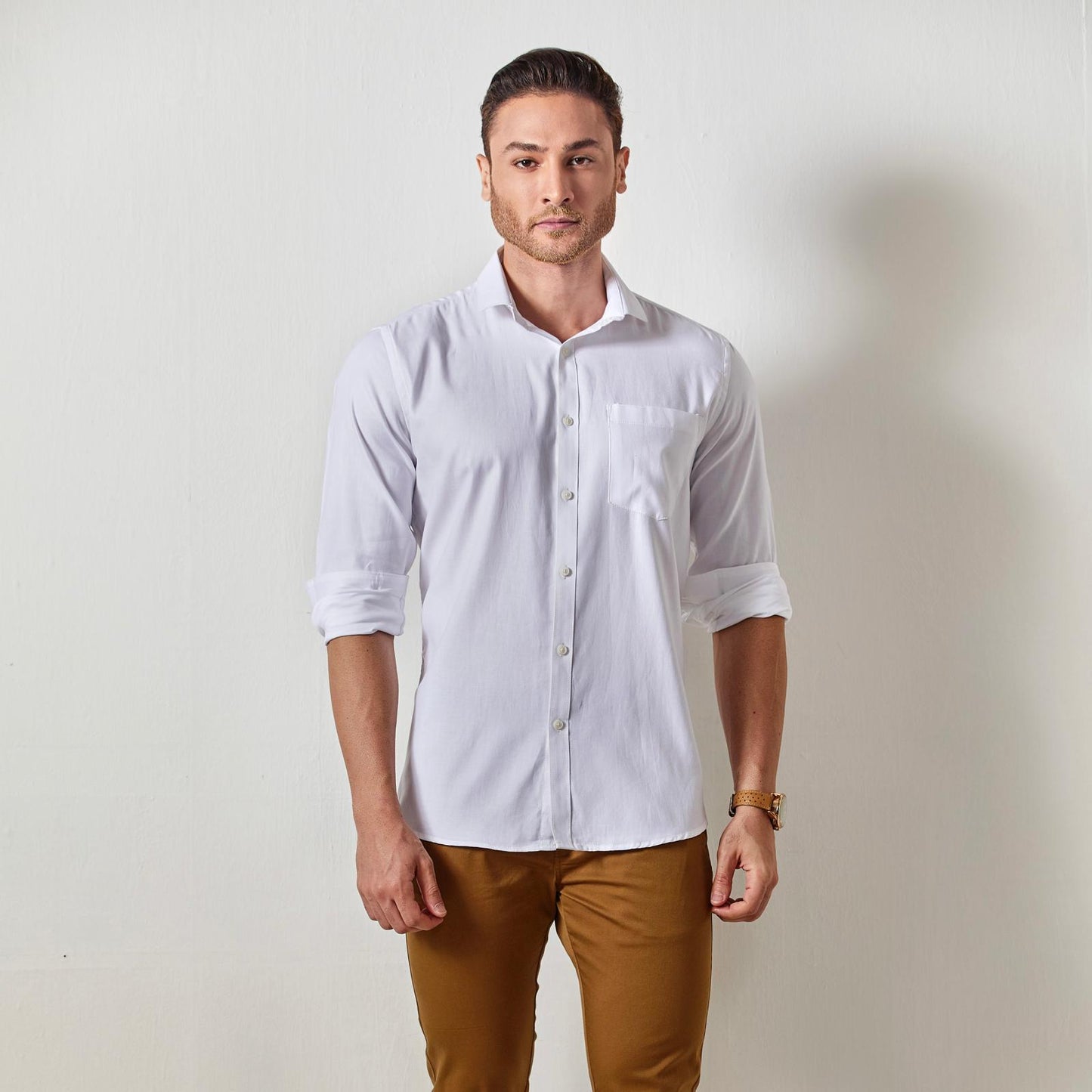 Pure White Smart Stain Proof Shirt