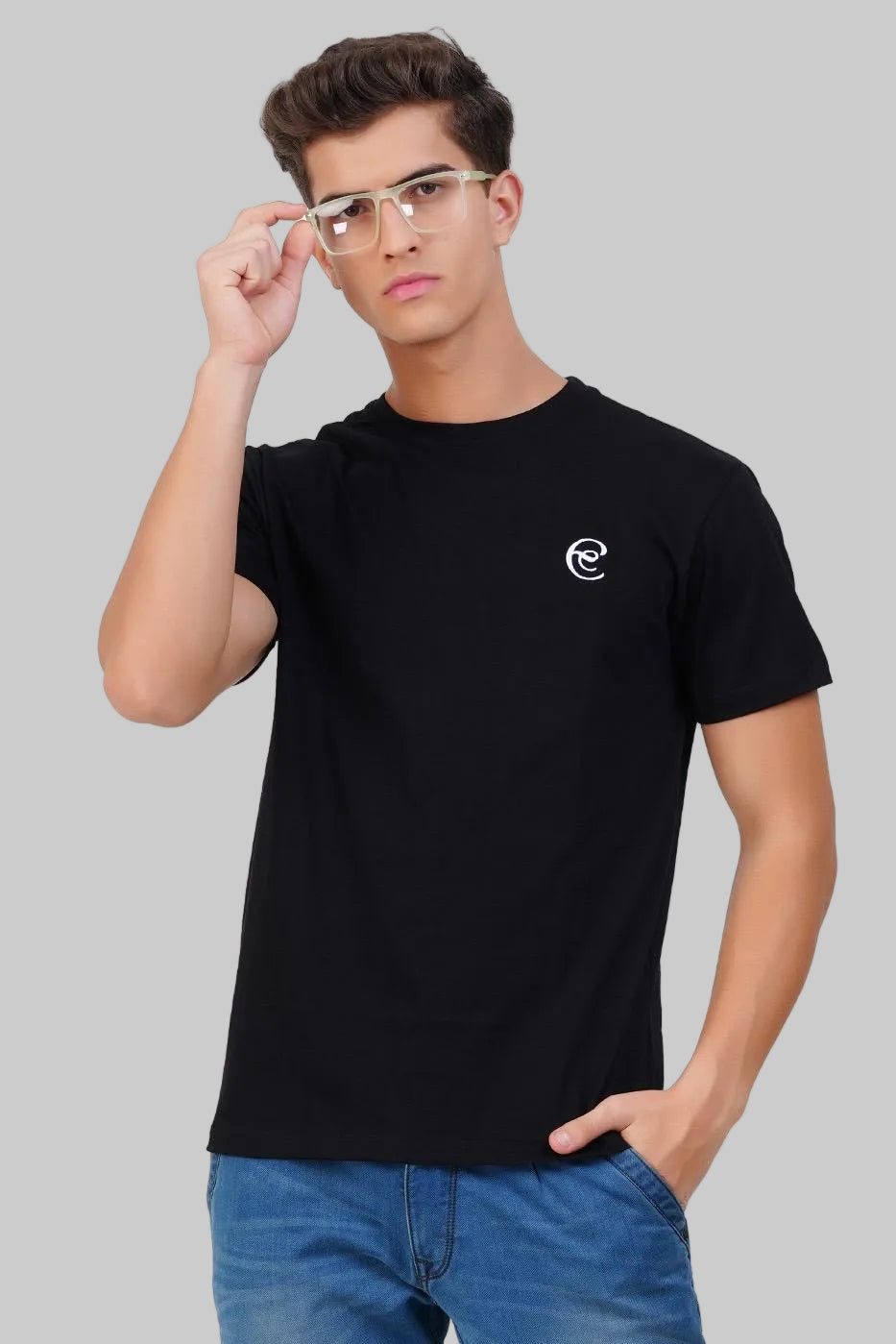 Black Classic Soft Crew Neck T-Shirt