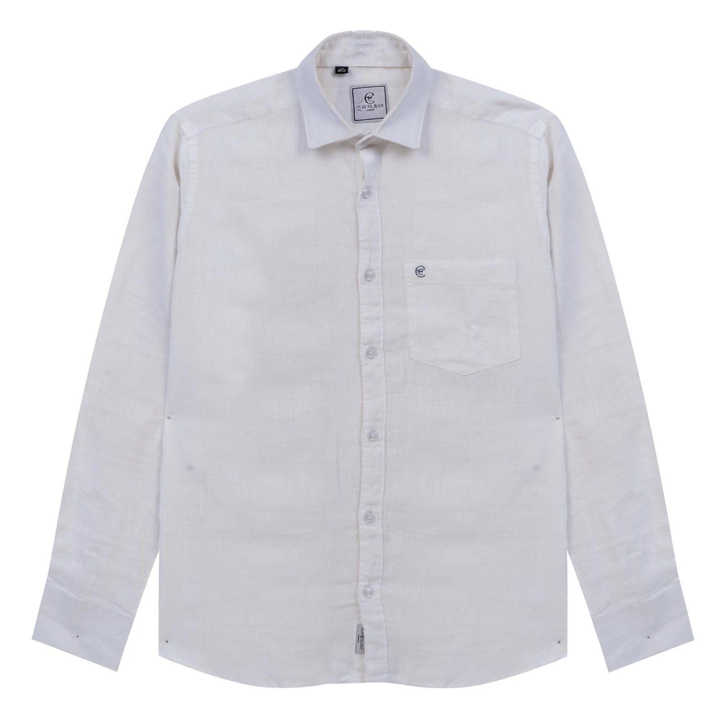 Pure White Luxe Linen Shirt