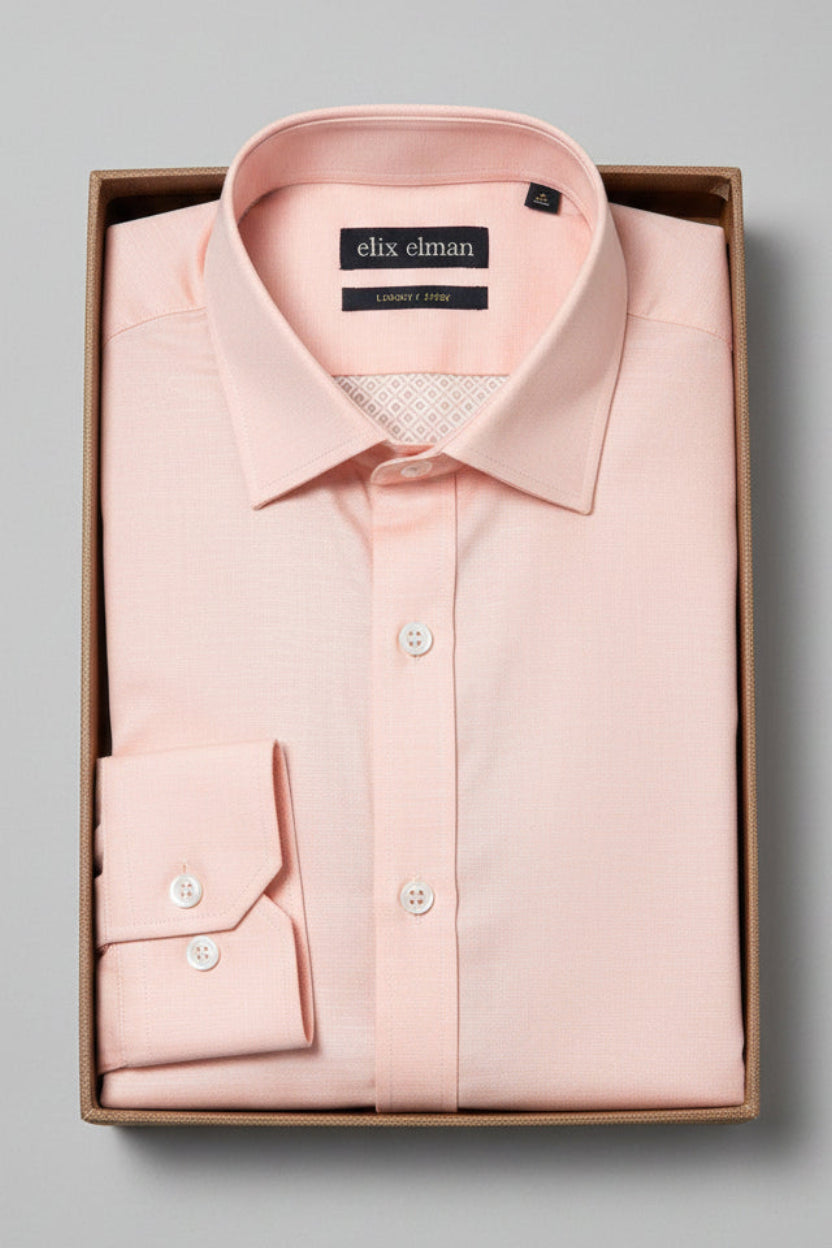 Light Peach Smart Stain Proof Shirt