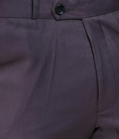Deep Maroon Italian Flex Waist Formal Trouser