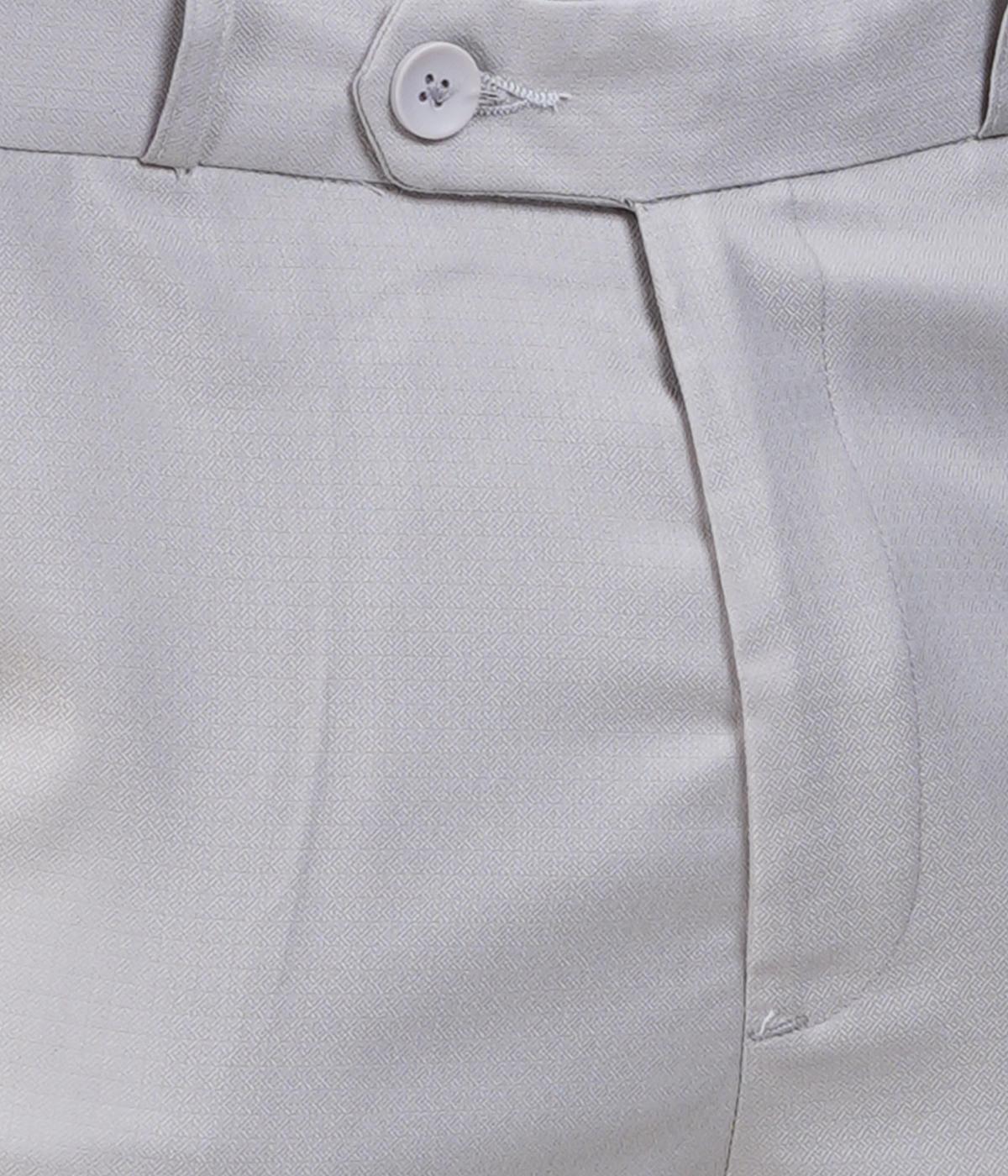 Mild Grey Italian Flex Waist Formal Trouser