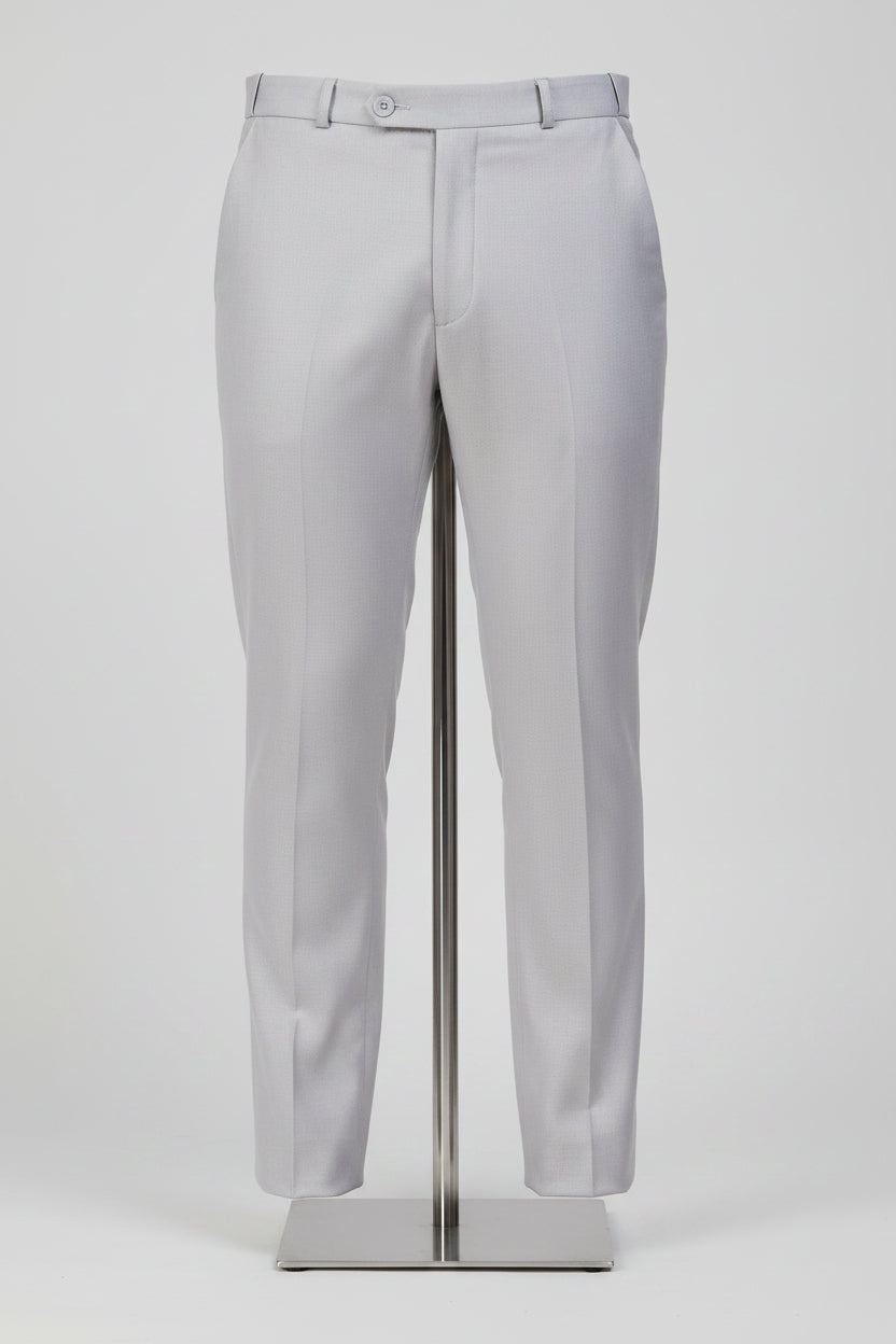 Mild Grey Italian Flex Waist Formal Trouser