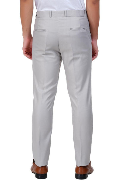Mild Grey Italian Flex Waist Formal Trouser