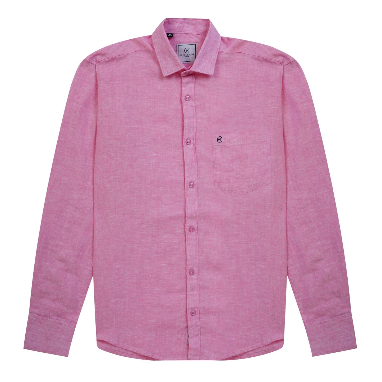 English Pink Luxe Linen Shirt