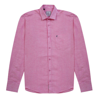 English Pink Luxe Linen Shirt