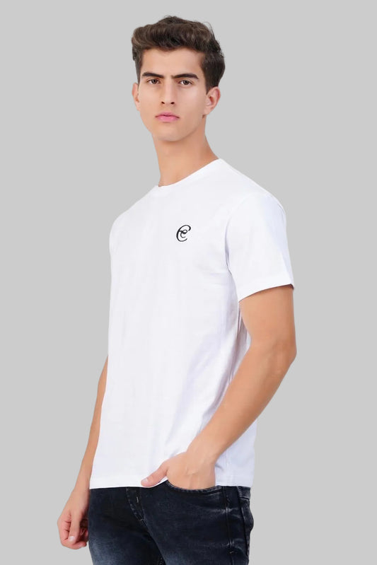White Essential Soft Crew Neck T-shirt
