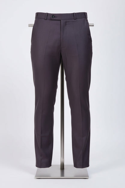 Deep Maroon Italian Flex Waist Formal Trouser