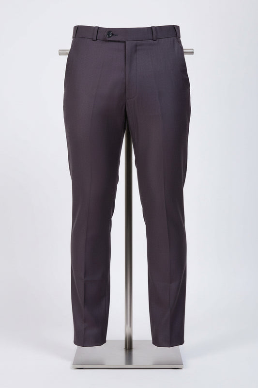 Deep Maroon Italian Flex Waist Formal Trouser