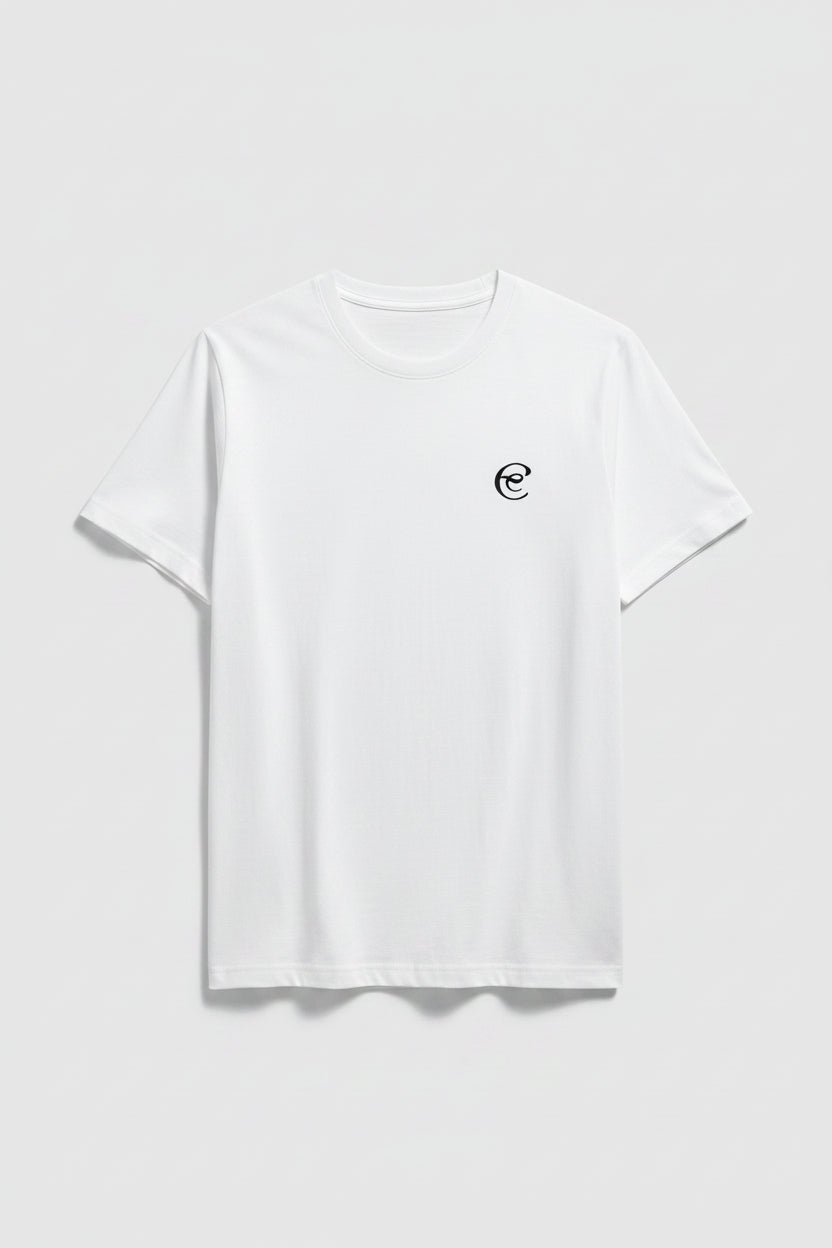 White Essential Soft Crew Neck T-shirt