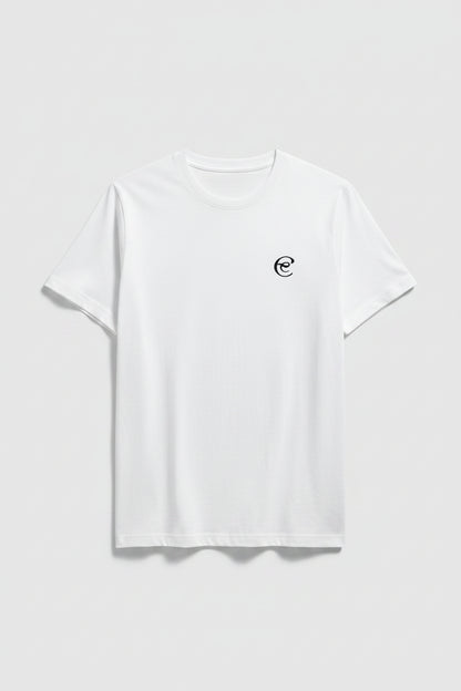 White Essential Soft Crew Neck T-shirt