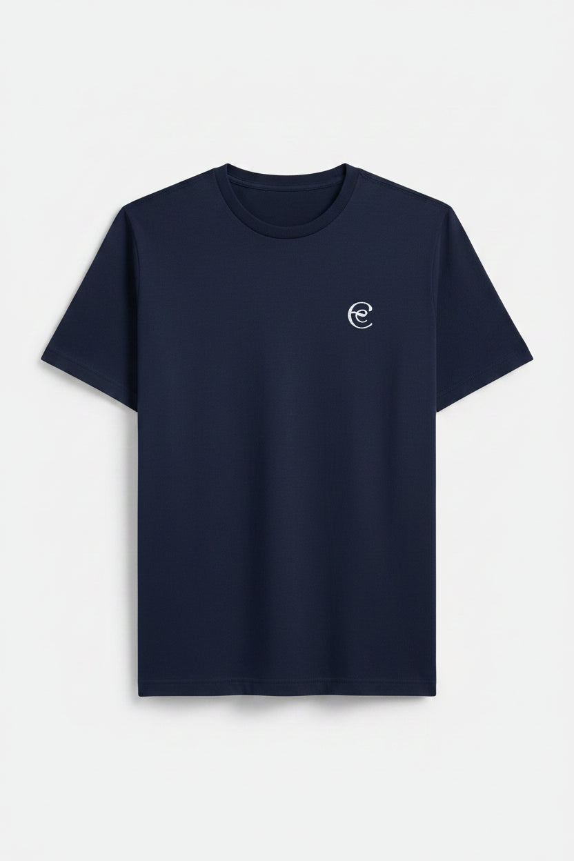 Navy Blue Marine Soft Crew Neck T-Shirt